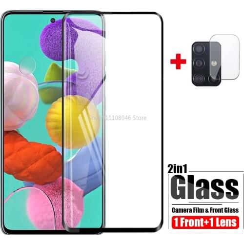 Protective Glass For Samsung Galaxy A51 A71 Camera Len Film Screen Protector On For Samsung A71 Tempered Glass Samsun A 51 71