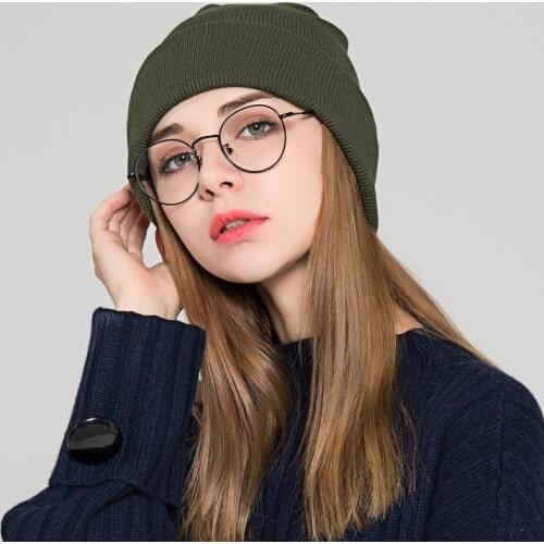 2021 New Unisex Winter Knitted Hats for Women Skullies Cap Men Beanie Hat Caps Casual Beanies Femme Warmer Bonnet Red Bonnets