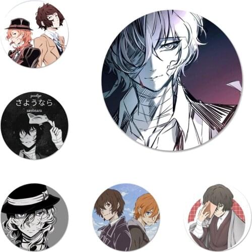 Japan Bungou Stray Dogs Icons Pins Badge Decoration Brooches Metal Badges For Clothes Backpack Decoration