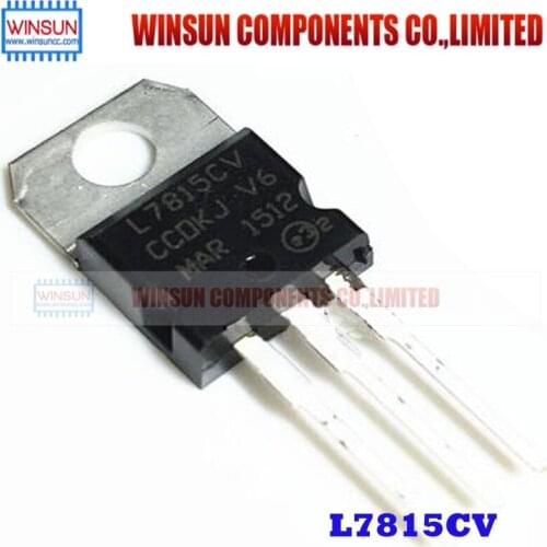 10PCS/LOT L7815CV TO-220 15V LM7815 Brand New