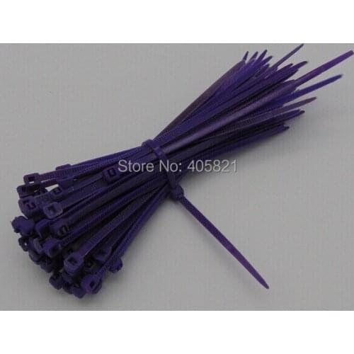 3*100 Purple Self-locking Nylon PA66 Cable Ties//Zip Ties 1000PCS/Bag