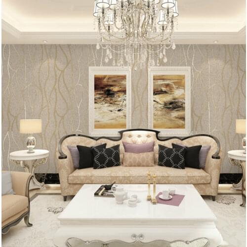 3d stereo deerskin velvet TV background wall simple modern wallpaper living room decoration film and television wallpaper