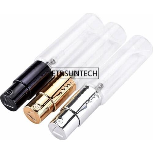 5ML Parfum clear Travel Spray Bottle For Perfume Portable Empty Cosmetic Containers F1915