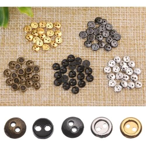 20/40pcs 4mm Handmade Doll accessories DIY Doll Clothes Mini Buttons Round Buttons For Doll Clothes Sewing Accessories