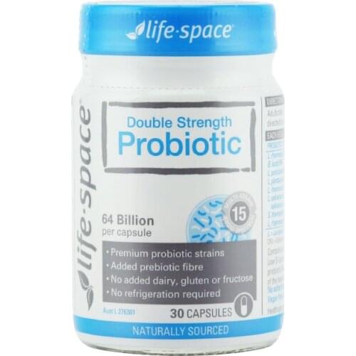 Australia Life Space Double Strength Probiotic 64Billion Beneficial Bacteria Antibiotics Support Healthy Immune Digestive System