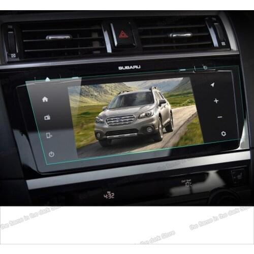 Lsrtw2017 car navigation GPS screen protective toughened film for subaru forester xv outback legacy 2015 2016 2017 2018 2019