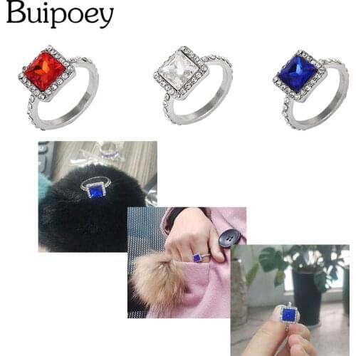 Кольца с кристаллами Buipoey China At AliExpress