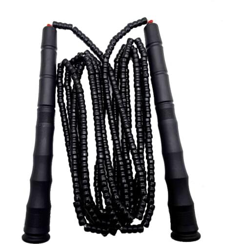 3 meter length between handles beaded skipping rope soft PVC beads adult skill tricks tall people