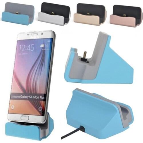 2-in-1 USB Cable Data Phone Charger Dock Stand Station 5V2A Micro USB Charging Type C for Huawei Samsung Docking Desktop Holder