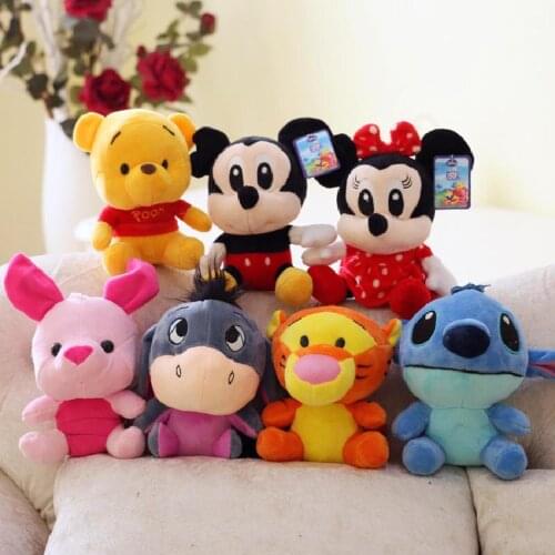 Disney Winnie The Po Oh A Plush Toy Doll Tigger Doll Mickey Minnie Doll Activity Gift Pp Cotton Childrens Toys And Gifts