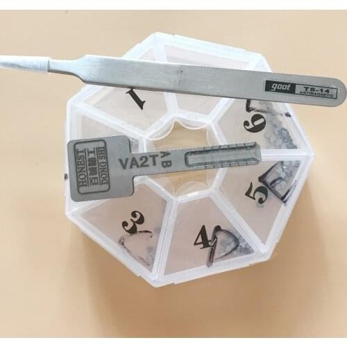 100% Original Honest VA2T car key moulds for key moulding Car Key Profile Modeling locksmith tool for Peugeot (one box)