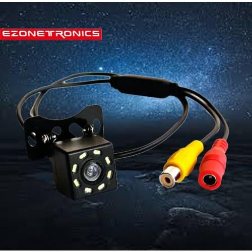 Ezonetronics AHD Dynamic Trajectory Guide Line Waterproof Night Vision 170 Degree Reversing Rear View Camera for Universal Car
