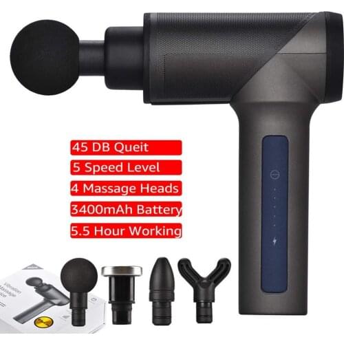 Deep muscle Massage Gun Relaxation Massager Pain Management Exercising Body Relaxation Slimming Shaping Fitness Equipment