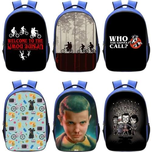 Fashion Hot Sale Stranger Things Backpack Daily Backpack Cool Quality Bookbag Beautiful Students Boys Girls Daily Bags Rucksack