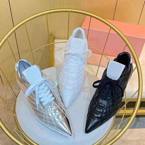 2021 European And American Summer New Fashion Single Shoes Net Red Ins Womens Shoes Trendy Sports Wear-Resistant Single Shoes