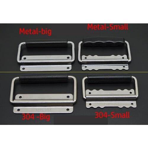 New 304 Stainless Steel Folding Plate Type Heavy Box Ring Hooker Device Wooden Diy Handle