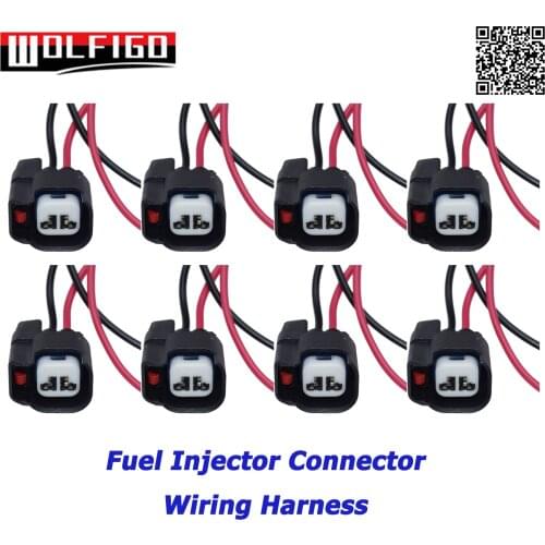 New Fuel Injector Alternator ABS Connector Wiring Repair Harness Kit EV6 For Wrangler JK TJ, Dodge Jeep 5183448AA
