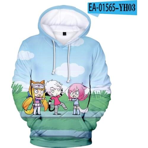 Peculiar Cute Game Gacha Life Hoodie Men/women Sweatshirt Harajuku kpop Boys/girls Tracksuit Gacha Life Sweatshirt kids Clothes