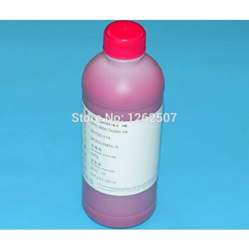 1 Bottled Magenta Textile ink For Epson 1390 R1800 R1900 R2000 7400 7600 7880 9600 9880 4800 4880 F2000 Printer Dtg Ink