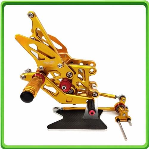Adjustable Rearsets Rear set sets Foot Rest Pegs Pedal for Honda CBR 600 RR CBR600RR 2007 2008 Gold