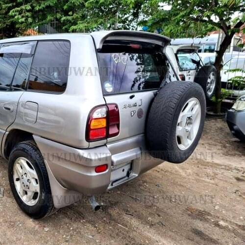 For toyota rav 4 spoiler 1998-2000 RAV4 spoiler with light High Quality ABS Material Car Rear Wing spoiler for toyota RAV4