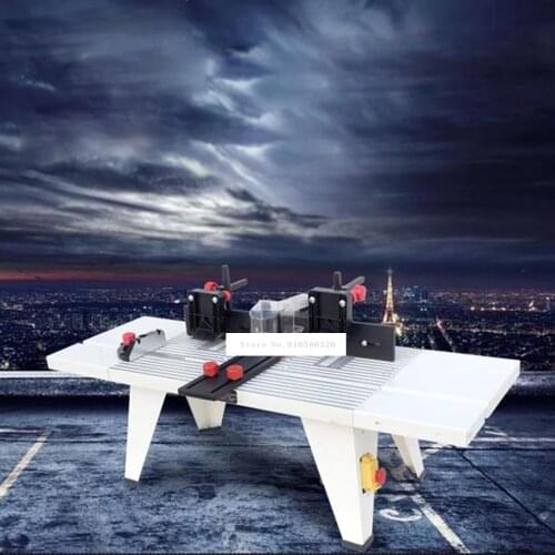 JRT-6136A Woodworking Workbench Engraving Machine Workbench Small Trimming Electromechanical Wood Milling/ Flip-chip Workbench