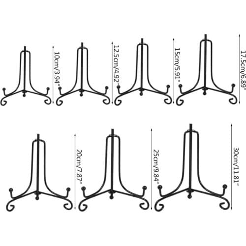 M17D Display Stands Metal Frame for Picture Decorative Plate Book Photo Easel Artistic Work Home Office Banquet Showroom