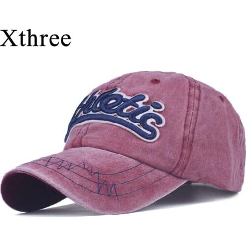 Xthree fashion Baseball Cap Bone Snapback Hats For Men women Hip hop Gorras Embroidered Vintage Hat Caps Casquette Brand cap