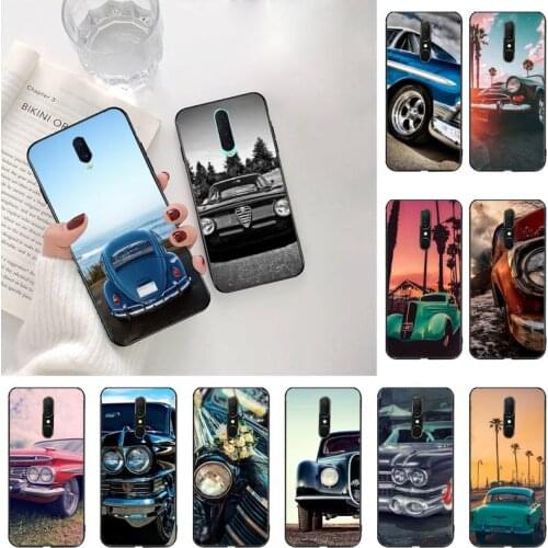 YJZFDYRM Classic Vintage Old Retro Car Luxury Unique Phone Cover For Oppo A5 A9 2020 Reno2 z Renoace 3pro Realme5Pro