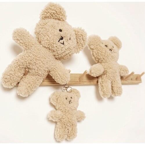 ​1PC 15cm High Quality Toy Cartoon Teddy Bear Plush Toys Stuffed Plush Animals Bear Pendant Keychain Doll Birthday Gift For Kid