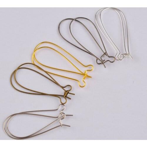 1000pcs U-shaped 38mm earring hooks ear hook earring findings jewelry accessories