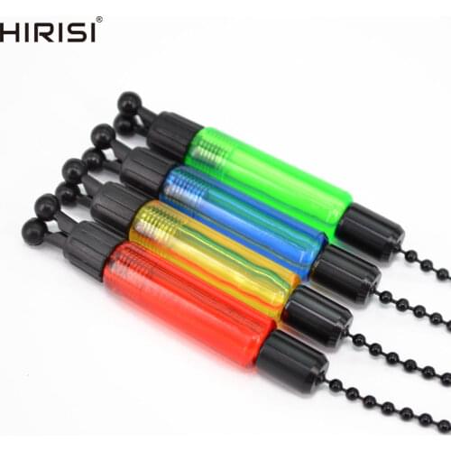 Hirisi Blue Green Red Yellow Color 4pcs Carp Fishing Swingers for Fishing Bite Alarm Indicator