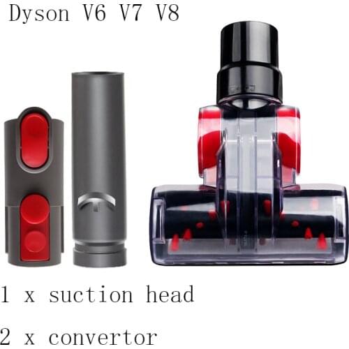 Replacement Dust Removal Swivel Turbo Brush Adaptor Convertor for Dyson V6 V7 V8 V10 V11 Vacuum Cleaner Accessories