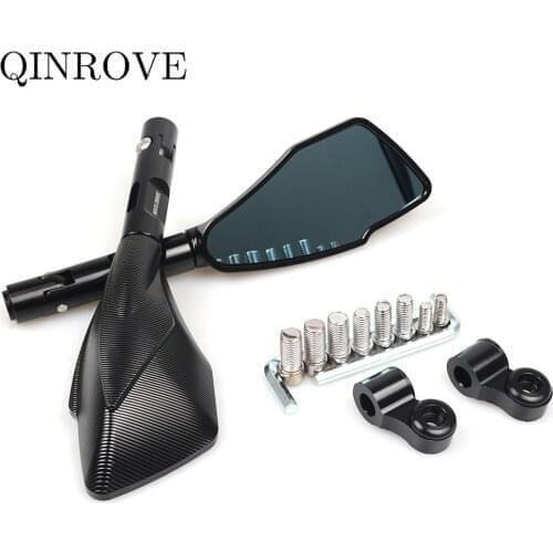 8 10mm CNC Aluminum Motorcycle Rearview Mirror Side Mirror For BMW Ducati Scrambler Monster 696 600 620 797 821 Diavel 999 848