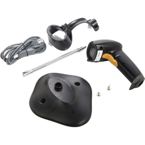 2808AUSB POS Barcode Scanning Automatic Sensor bar code reader scanner handheld usb automatic laser barcode scanner Holder Stand