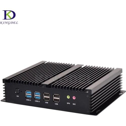 Best selling Fanless industrial desktop PC,Intel Core i5 4200U Dual Core,Dual HDMI LAN,6 COM rs232,USB 3.0,Embedded mini PC