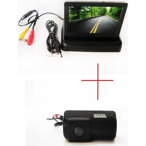 Color CCD Car Chip Rear View Camera for Ford Transit connect + 4.3 Inch foldable LCD Monitor