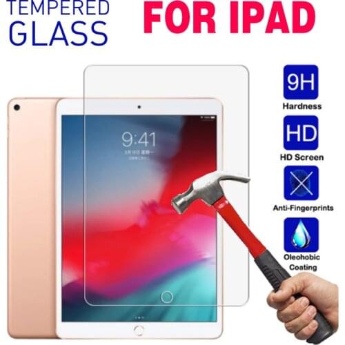 For IPad 10.9 2020 8th 7th 9.7 2018 Pro 11 2020 Tempered Glass for IPad Air 3 10.5 10.2 2019 Mini 2 3 4 5 Screen Protector Flim