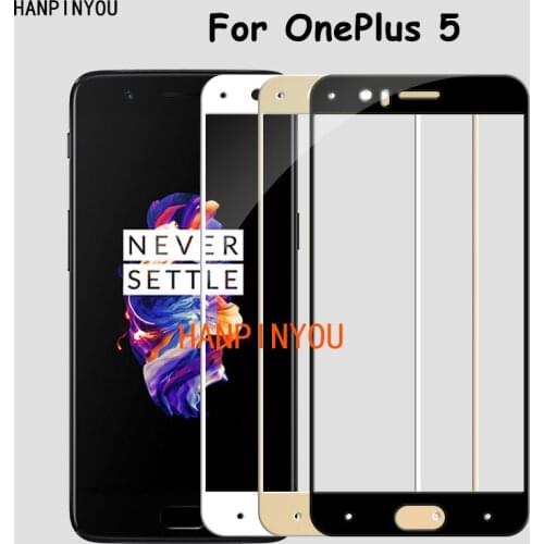 For OnePlus 5 1+ 5 5.5" New Full Cover Tempered Glass Screen Protector Ultra Thin Premium Explosion-proof Protective Film