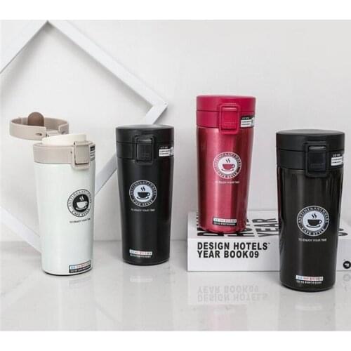 380ml High Quality 2018 Double Wall Stainless Steel Vacuum Flasks Thermo Cup Coffee Tea Milk Travel Mug Thermol Bottle