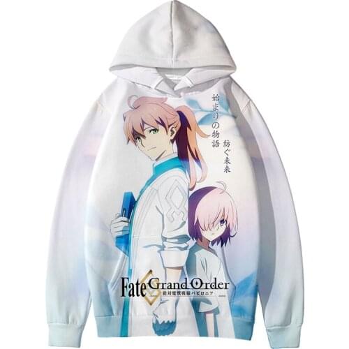 Unisex Anime Cos FGO FateGrand Order Pullover 3D fate Saber Altria Pendragon Arc Casual Hooded Hoodie Jumper Coat