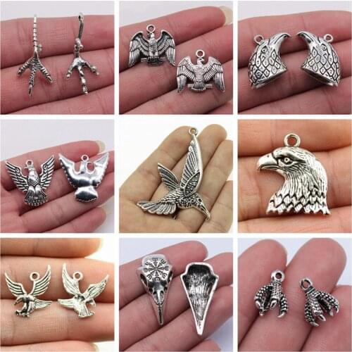 Jewelry findings components eagle Charms for bracelets charm pendant