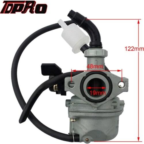 TDPRO PZ19 19mm Engine Racing Carburetor Carby & Fuel Filter For Honda XR50 CRF50 50cc-125cc ATV Quad Pit Dirt Pro Bike Atomik