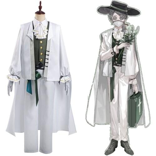 Identity V Embalmer Aesop Carl Cosplay Costume Outfit Coat+Pants Full Suit Halloween Carnival Costumes Custom Made