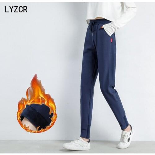 Женские флисовые брюки LYZCR China At AliExpress