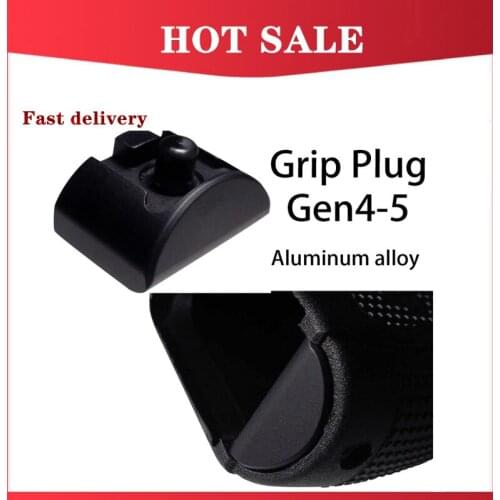 Magorui Aluminum Glock Grip Insert Plug Gen 4-5 17 19 22 23 24 32 34 35 Black