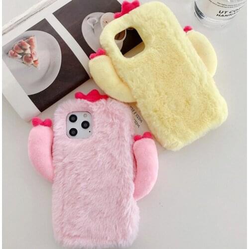 Fur Protective Phone Case for Samsung Galaxy S6 S7 Edge S8 Active S9 Plus S10 S10e S20 Ultra FE Shockproof Cover Soft Warm Shell