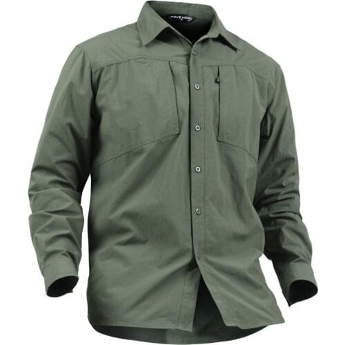 Shanghai Story men fast dry shirt breathable Anti UV male quick dry shirt shirts Long sleeve autumn spring size M-3XL Asian Size