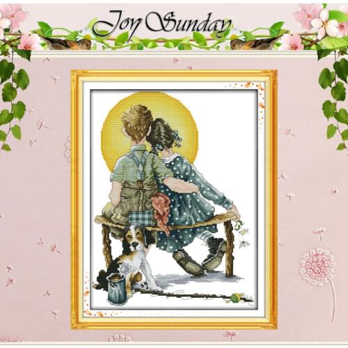 Sweet Love (3) Patterns Counted Cross Stitch 11CT 14CT Cross Stitch Set Wholesale Chinese Cross-stitch Kit Embroidery Needlework