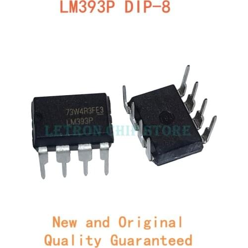 10PCS LM393P DIP8 LM393 LM393N 393 DIP-8 DIP new and original IC Chipset